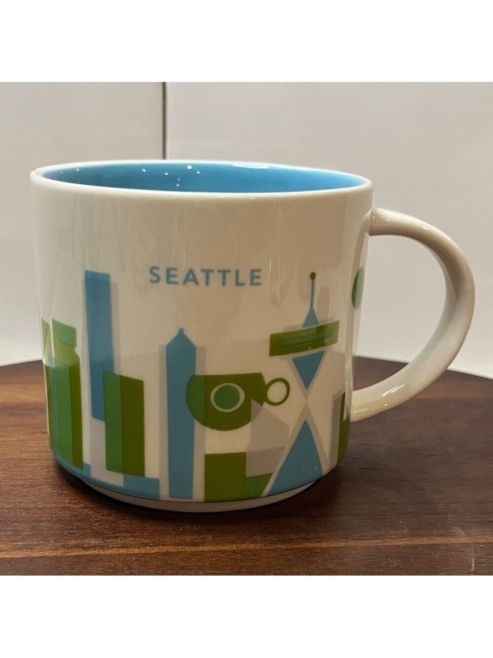 Starbucks Seattle You Are Here Collection Ceramic Mug 2015 14 oz